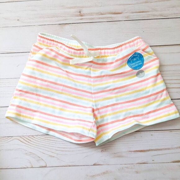 Carter's Kid Pull On Striped Shorts NWT - Picture 2 of 5